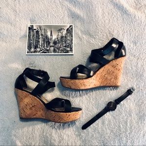 Black Strap Wedges